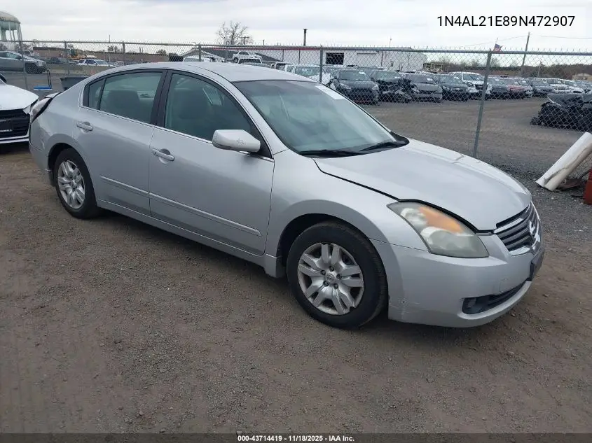 1N4AL21E89N472907 2009 Nissan Altima 2.5 S