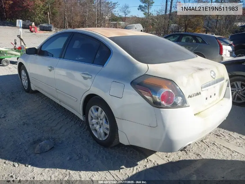1N4AL21E19N511983 2009 Nissan Altima 2.5 S