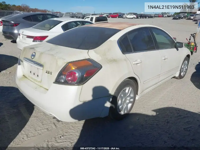 1N4AL21E19N511983 2009 Nissan Altima 2.5 S