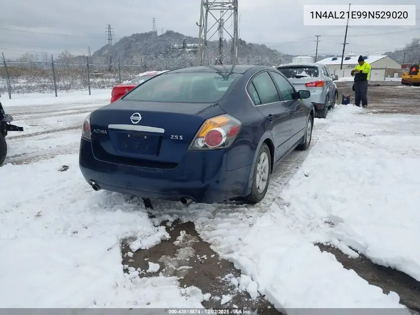 1N4AL21E99N529020 2009 Nissan Altima 2.5 S