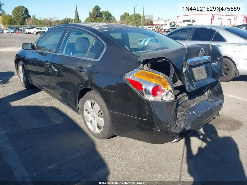 1N4AL21E29N475589 2009 Nissan Altima 2.5 S