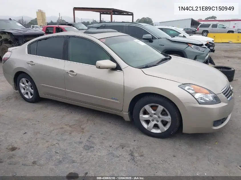 1N4CL21E89C150949 2009 Nissan Altima Hybrid