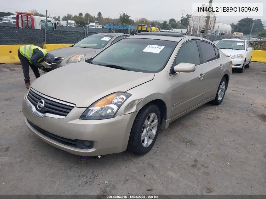 1N4CL21E89C150949 2009 Nissan Altima Hybrid