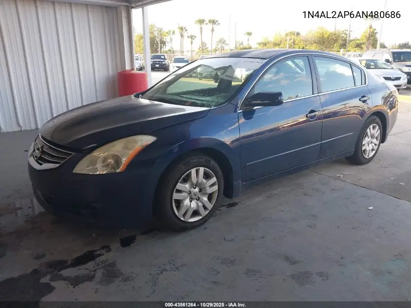 1N4AL2AP6AN480686 2010 Nissan Altima 2.5 S