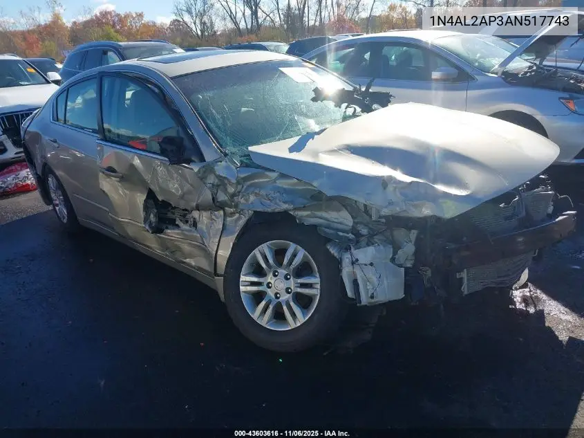 1N4AL2AP3AN517743 2010 Nissan Altima 2.5 S