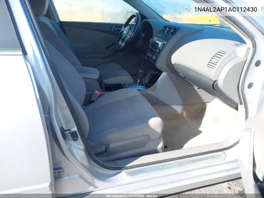 1N4AL2AP1AC112430 2010 Nissan Altima 2.5 S