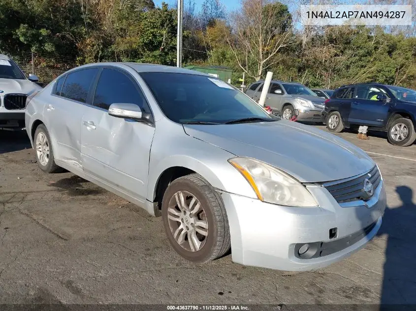 1N4AL2AP7AN494287 2010 Nissan Altima 2.5 S