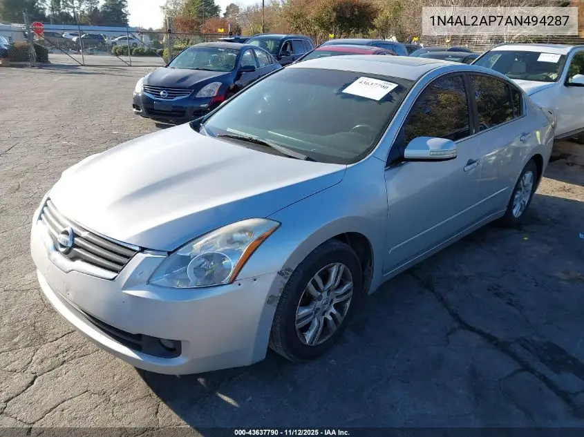 1N4AL2AP7AN494287 2010 Nissan Altima 2.5 S