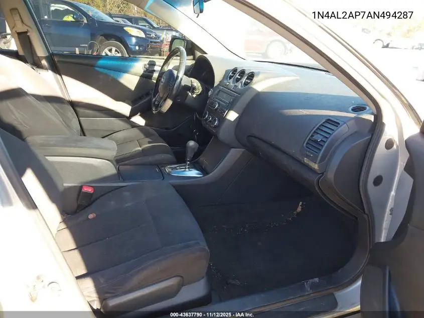 1N4AL2AP7AN494287 2010 Nissan Altima 2.5 S