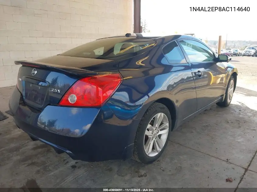 1N4AL2EP8AC114640 2010 Nissan Altima 2.5 S