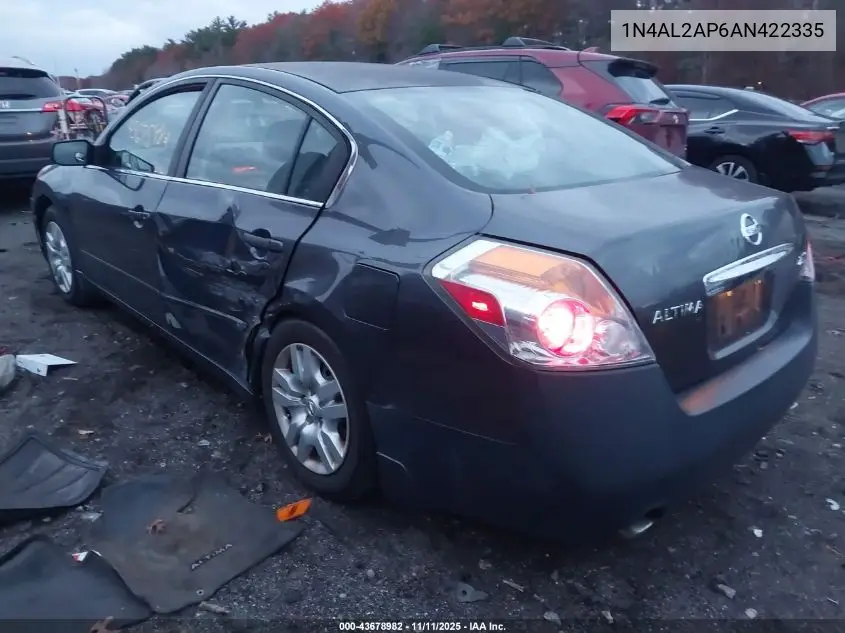 1N4AL2AP6AN422335 2010 Nissan Altima 2.5 S