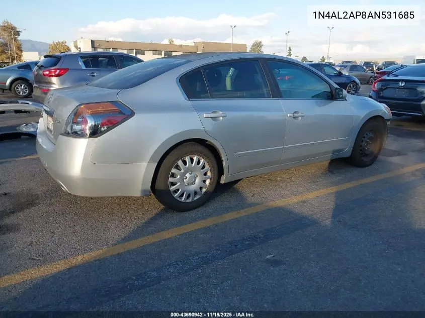 1N4AL2AP8AN531685 2010 Nissan Altima 2.5 S