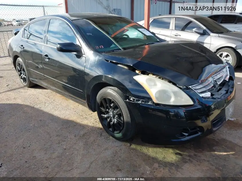 1N4AL2AP3AN511926 2010 Nissan Altima 2.5 S