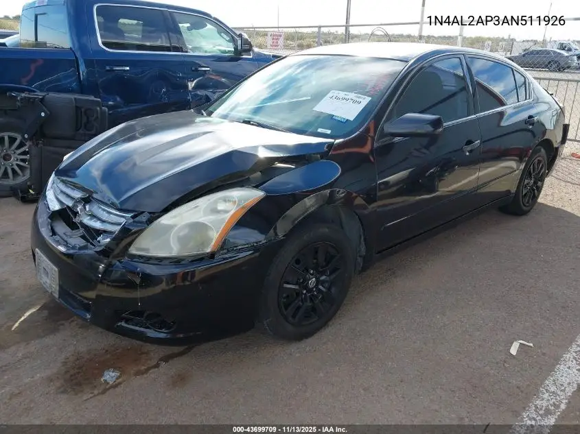 1N4AL2AP3AN511926 2010 Nissan Altima 2.5 S
