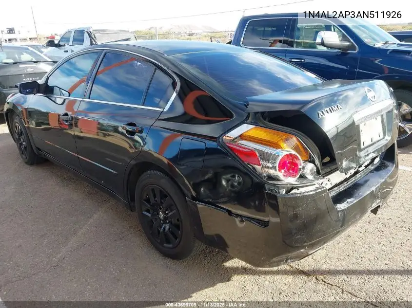 1N4AL2AP3AN511926 2010 Nissan Altima 2.5 S