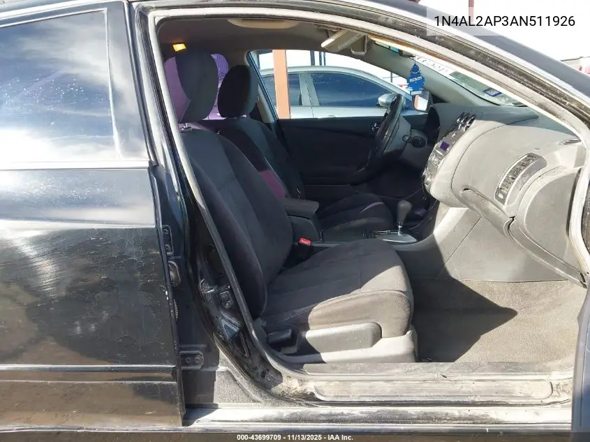 1N4AL2AP3AN511926 2010 Nissan Altima 2.5 S