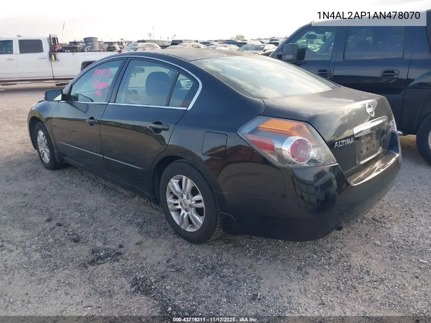 1N4AL2AP1AN478070 2010 Nissan Altima 2.5 S