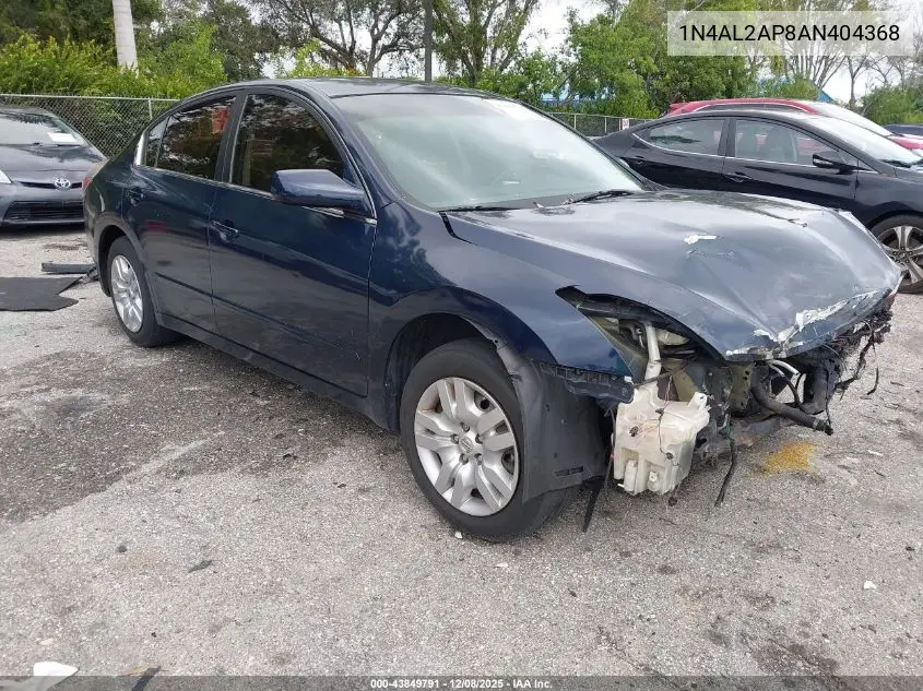 1N4AL2AP8AN404368 2010 Nissan Altima 2.5 S