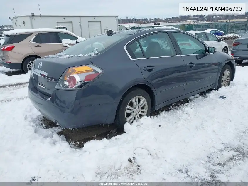 1N4AL2AP1AN496729 2010 Nissan Altima 2.5 S