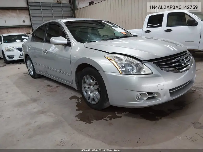 1N4AL2AP0AC142759 2010 Nissan Altima 2.5 S