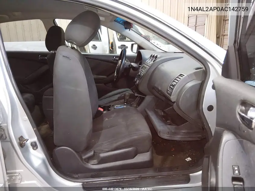1N4AL2AP0AC142759 2010 Nissan Altima 2.5 S