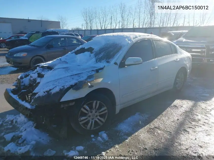 1N4AL2AP6BC150012 2011 Nissan Altima