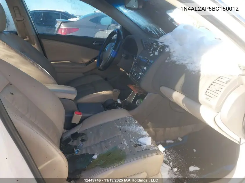 1N4AL2AP6BC150012 2011 Nissan Altima