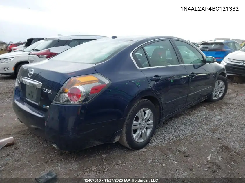 1N4AL2AP4BC121382 2011 Nissan Altima