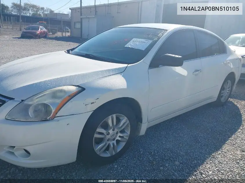1N4AL2AP0BN510105 2011 Nissan Altima 2.5 S