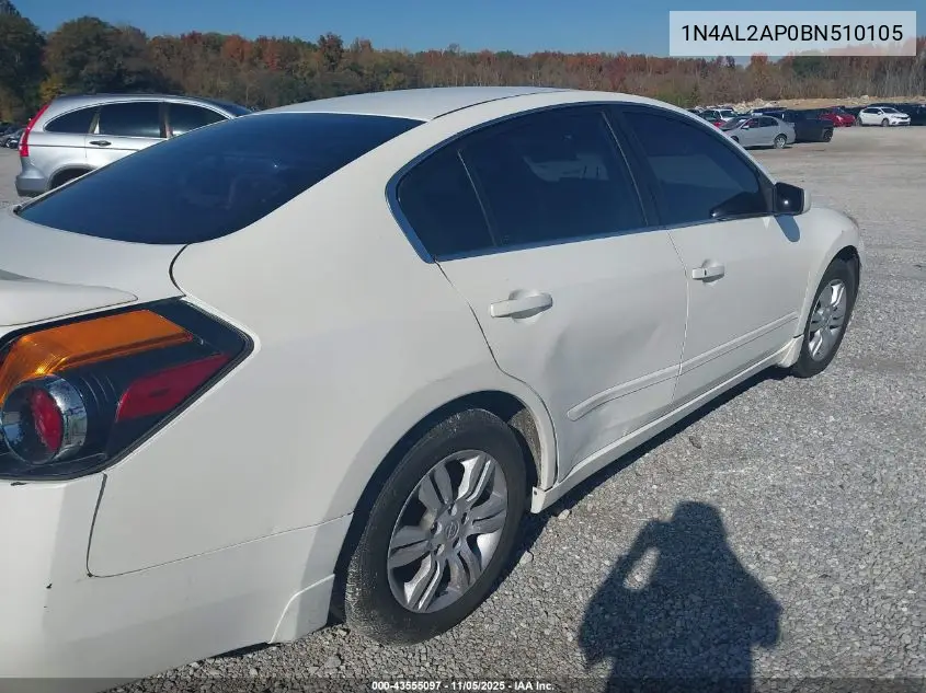 1N4AL2AP0BN510105 2011 Nissan Altima 2.5 S
