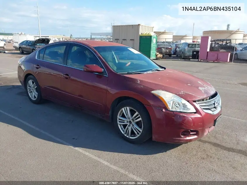 1N4AL2AP6BN435104 2011 Nissan Altima 2.5 S