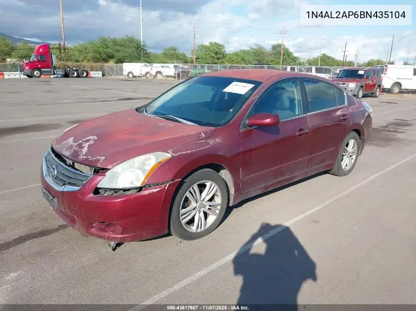 1N4AL2AP6BN435104 2011 Nissan Altima 2.5 S