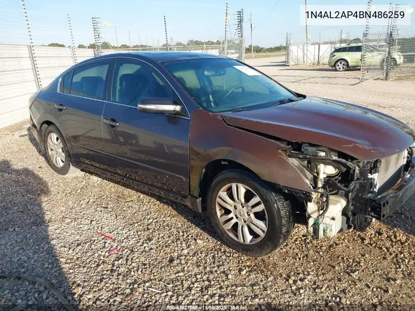 1N4AL2AP4BN486259 2011 Nissan Altima 2.5 S