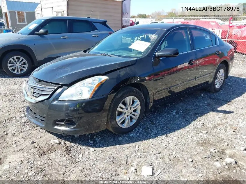 1N4AL2AP3BC178978 2011 Nissan Altima 2.5 S