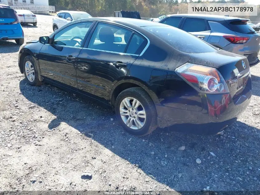 1N4AL2AP3BC178978 2011 Nissan Altima 2.5 S