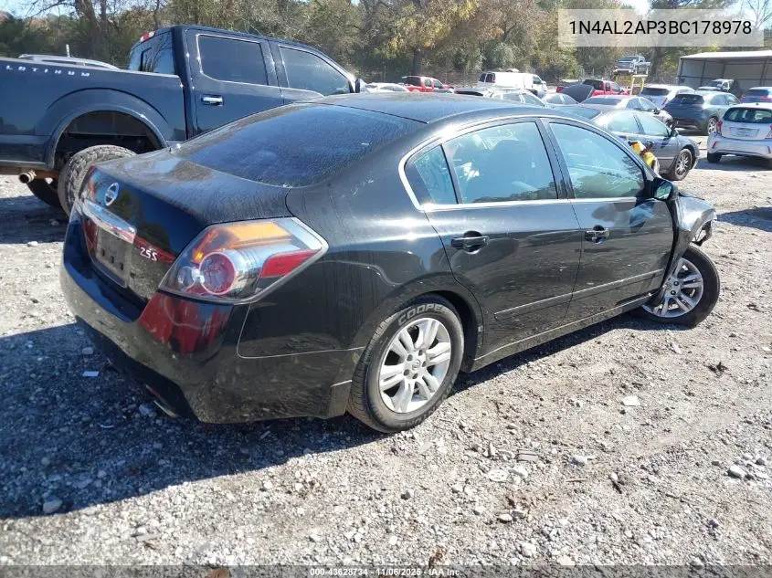 1N4AL2AP3BC178978 2011 Nissan Altima 2.5 S