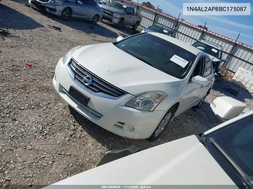 1N4AL2AP8BC175087 2011 Nissan Altima 2.5 S