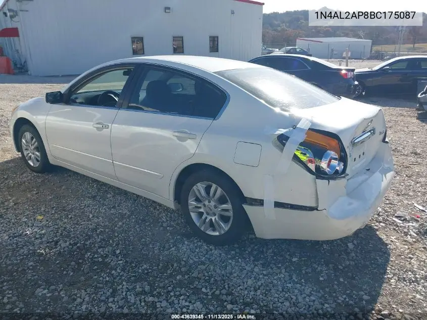 1N4AL2AP8BC175087 2011 Nissan Altima 2.5 S