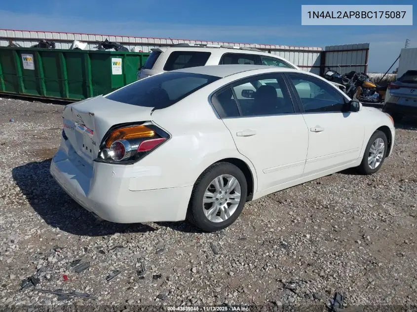 1N4AL2AP8BC175087 2011 Nissan Altima 2.5 S