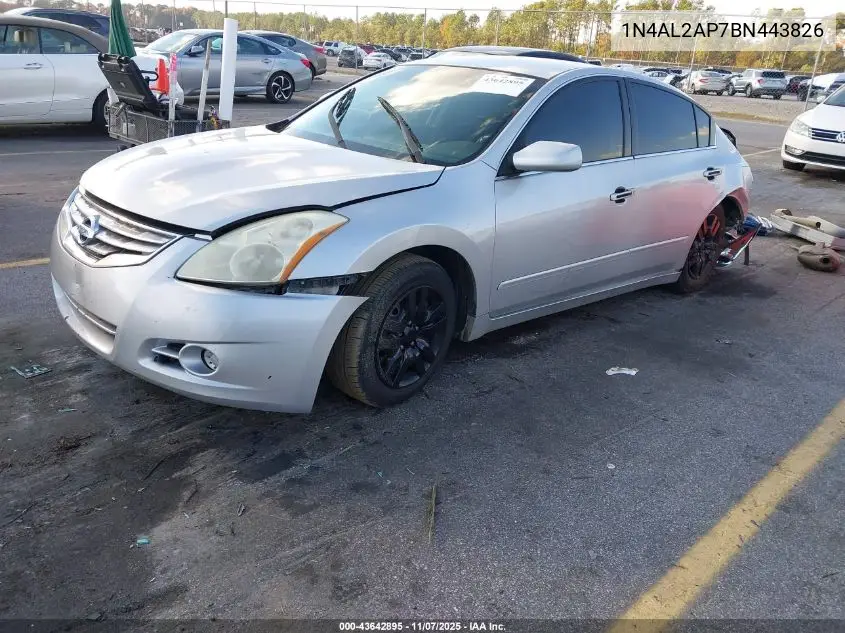 1N4AL2AP7BN443826 2011 Nissan Altima 2.5 S