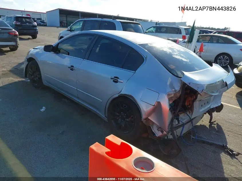 1N4AL2AP7BN443826 2011 Nissan Altima 2.5 S