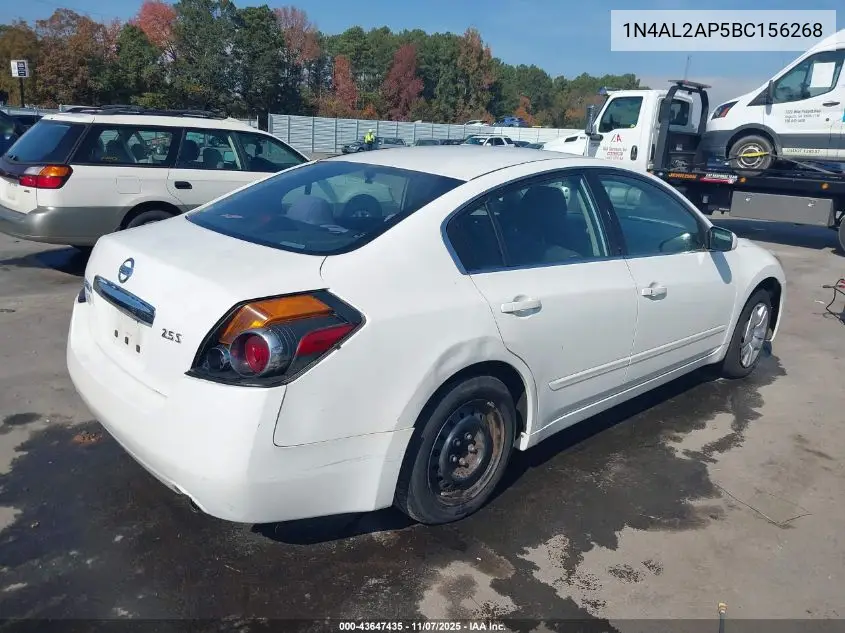 1N4AL2AP5BC156268 2011 Nissan Altima 2.5 S