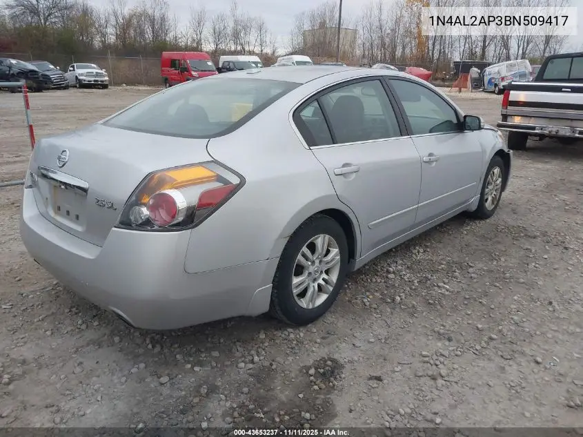 1N4AL2AP3BN509417 2011 Nissan Altima 2.5 S