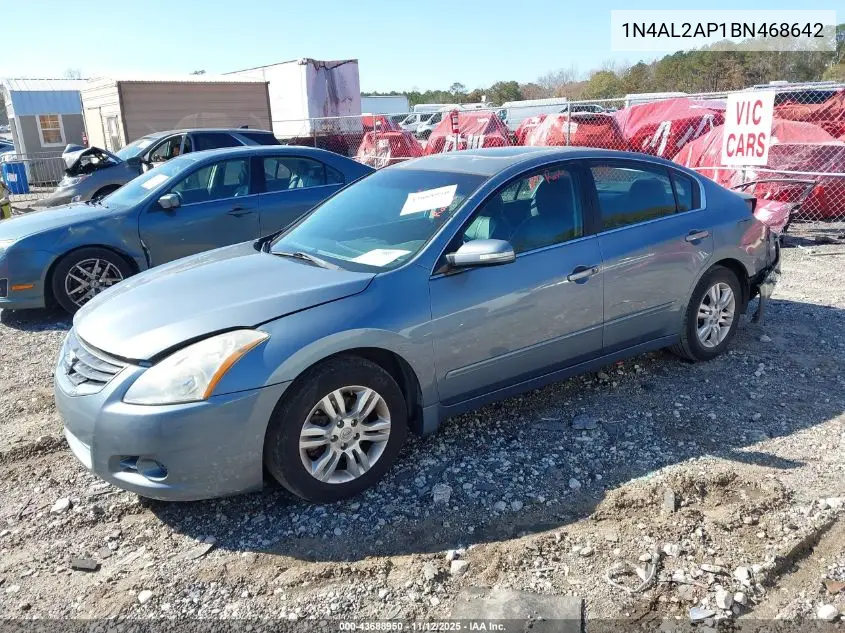 1N4AL2AP1BN468642 2011 Nissan Altima 2.5 S