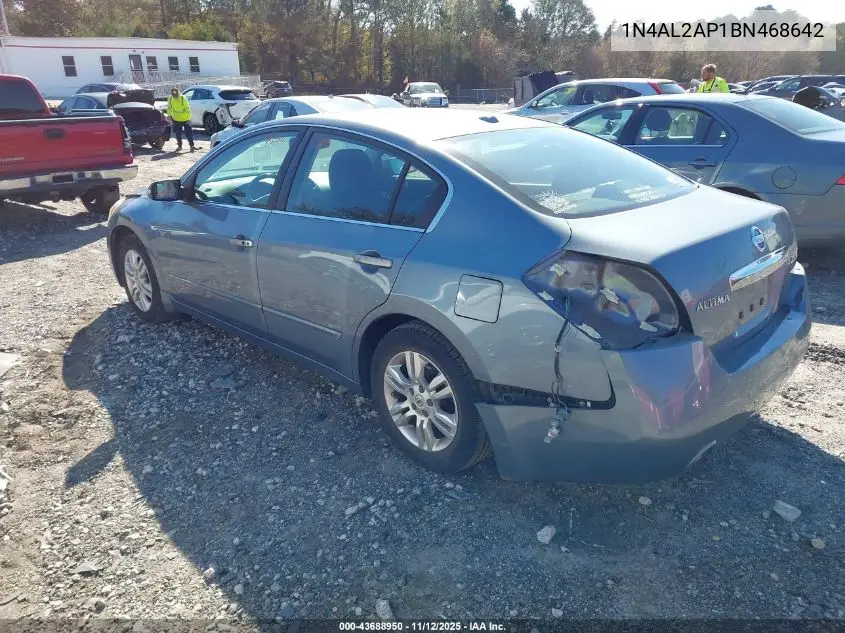 1N4AL2AP1BN468642 2011 Nissan Altima 2.5 S