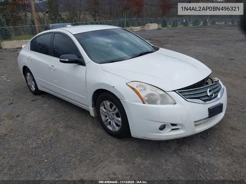1N4AL2AP0BN496321 2011 Nissan Altima 2.5 S