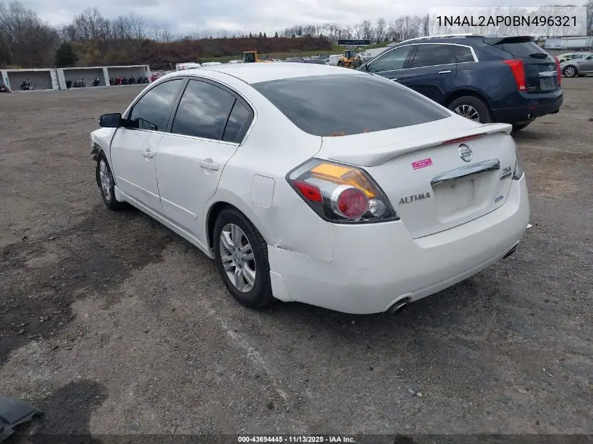 1N4AL2AP0BN496321 2011 Nissan Altima 2.5 S