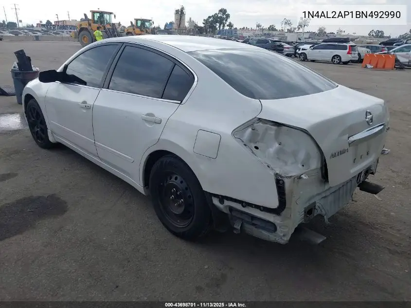 1N4AL2AP1BN492990 2011 Nissan Altima 2.5 S