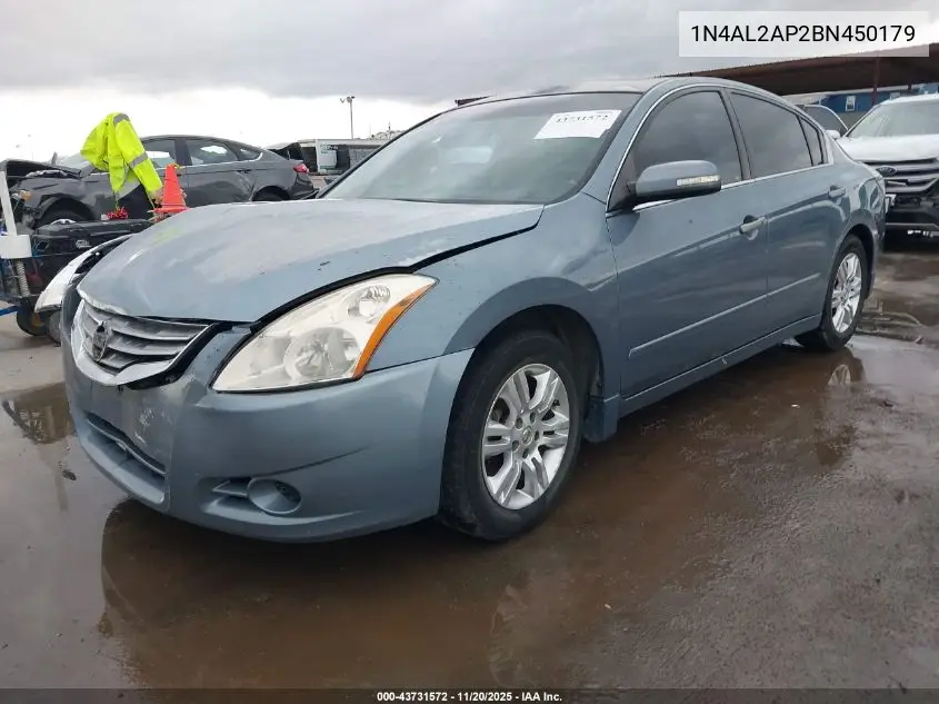 1N4AL2AP2BN450179 2011 Nissan Altima 2.5 S