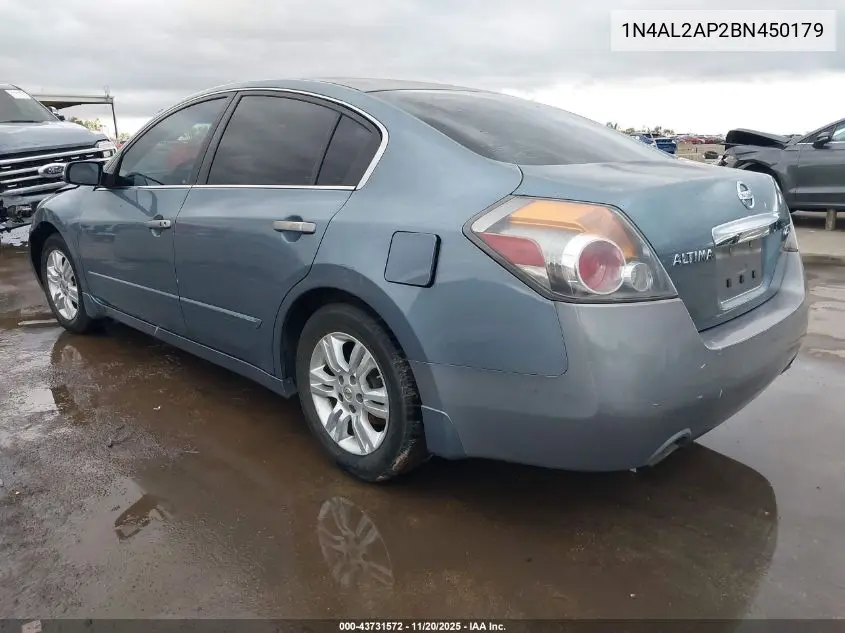 1N4AL2AP2BN450179 2011 Nissan Altima 2.5 S